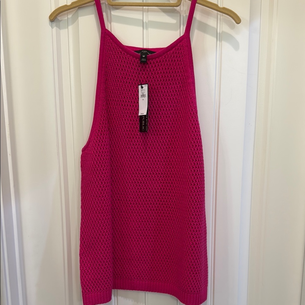 Banana Republic Pink Sleeveless Tank Top